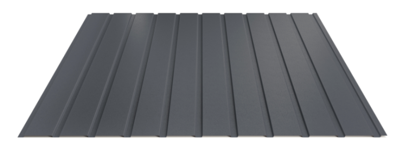 Trapézový plech Hornval E7 Elevácia Super 25 Deep Matt 0,5 mm RAL 7024