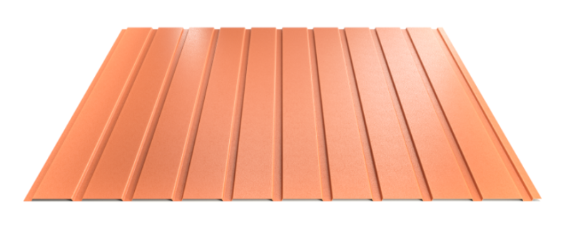Trapézový plech Hornval E7 Elevácia Super 25 Deep Matt 0,5 mm RAL 8004