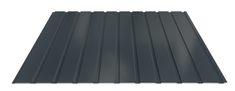 Trapézový plech Hornval E7 Elevácia Polyester Gloss 0,7 mm RAL 7016