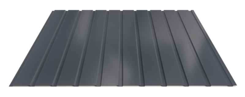 Trapézový plech Hornval E7 Elevácia Polyester Gloss 0,7 mm RAL 7024