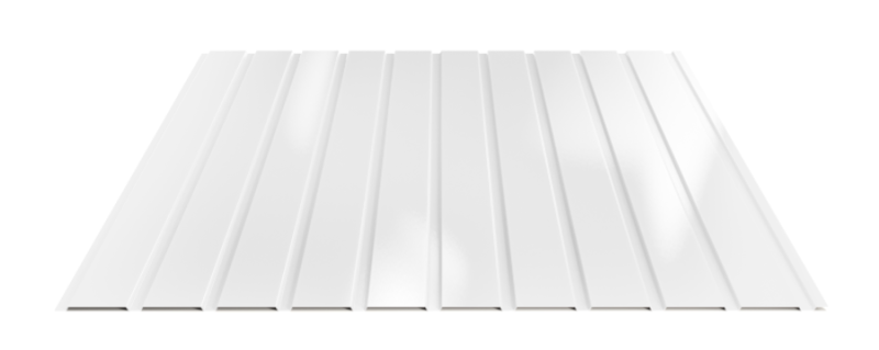 Trapézový plech Hornval E7 Elevácia Polyester Gloss 0,7 mm RAL 9010