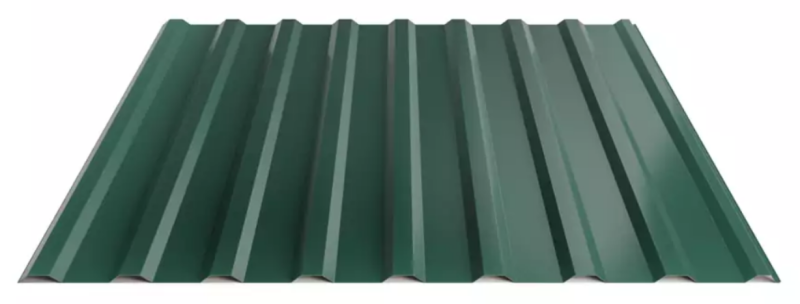 Trapézový plech Hornval T14 Super 25 Polyester Gloss 0,5 mm RAL 6005