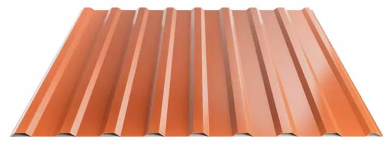 Trapézový plech Hornval T14 Super 25 Polyester Gloss 0,5 mm RAL 8004
