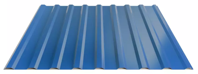 Trapézový plech Hornval T14 Polyester Gloss 0,7 mm RAL 5010