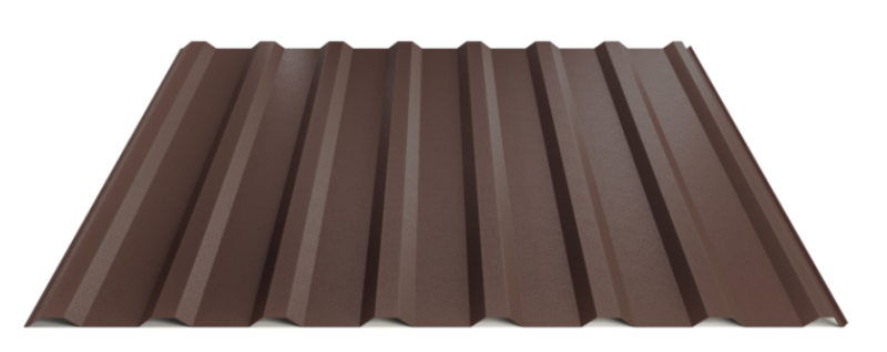 Trapézový plech Hornval T18 Super 25 Deep Matt 0,5mm RAL 8019