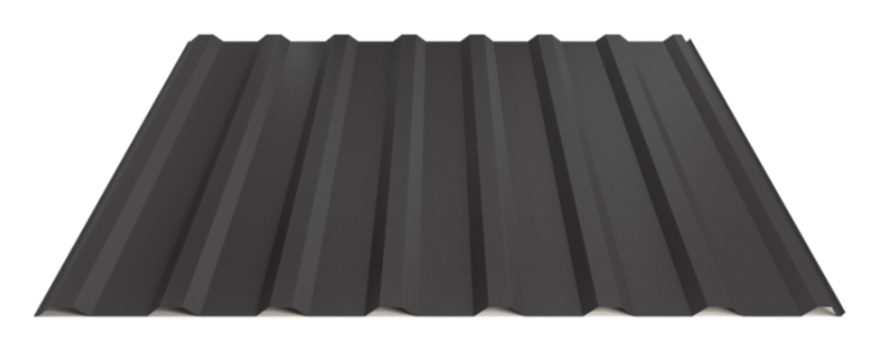 Trapézový plech Hornval T18 Super 25 Deep Matt 0,5mm RAL 9005