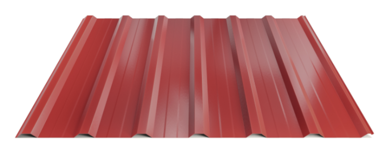 Trapézový plech Hornval T18 PLUS MAX Super 25 Polyester Gloss 0,5 mm RAL 3011