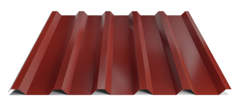 Trapézový plech Hornval T35 Super 25 Polyester Gloss 0,5 mm RAL 3009