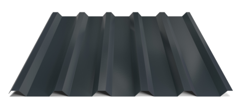 Trapézový plech Hornval T35 Super 25 Polyester Gloss 0,5 mm RAL 7016