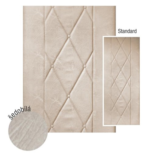 Čalounění Standard 80 - šedobílá
