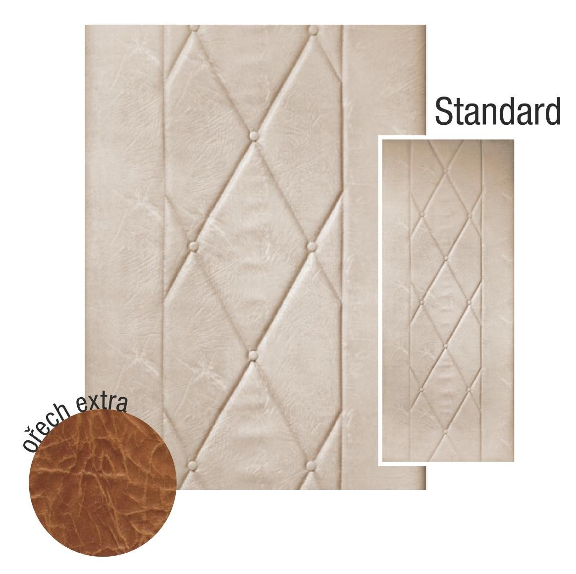 Čalounění Standard 80 - ořech extra