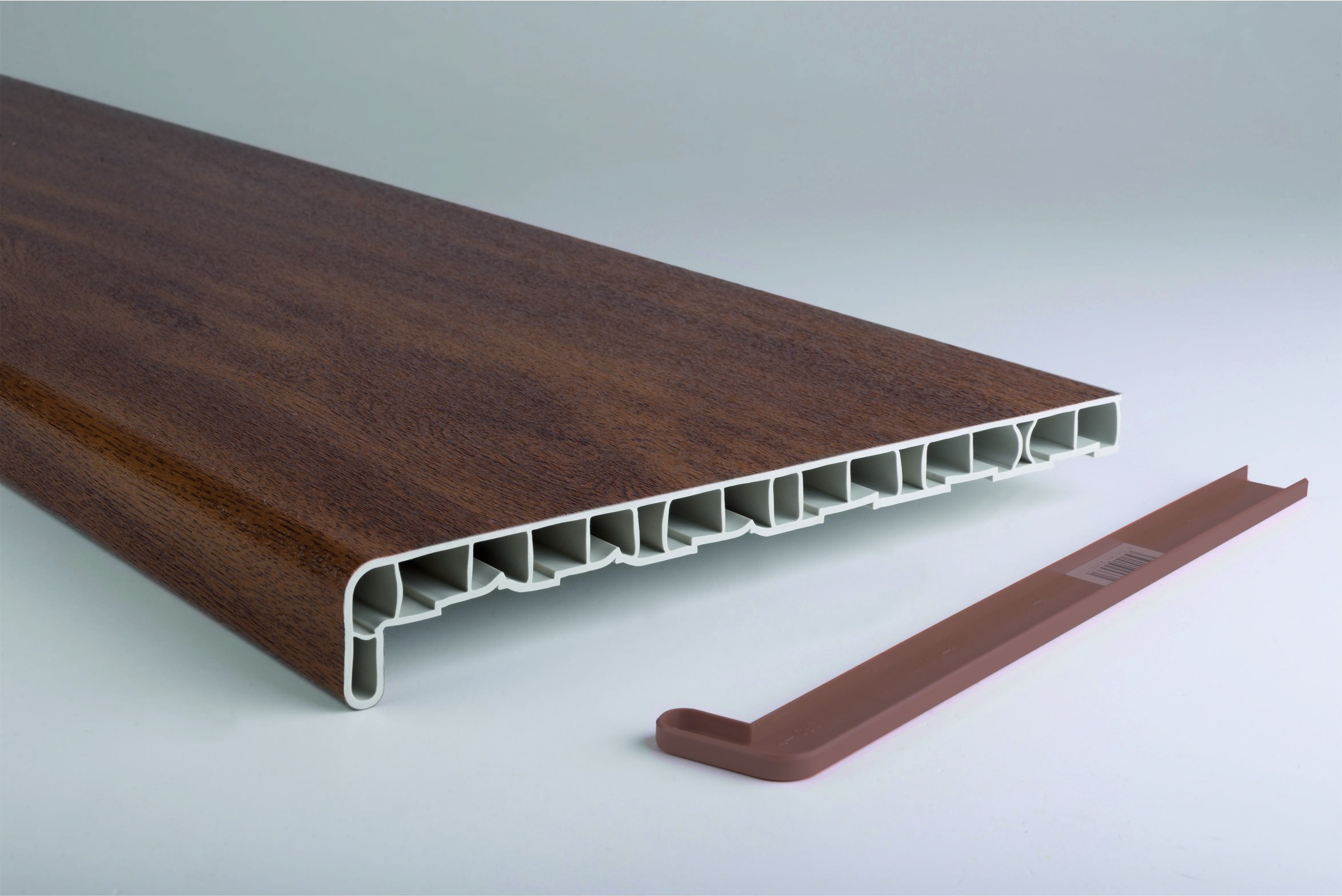 Parapet Greenline PVC - OŘECH Hloubka: 350 mm
