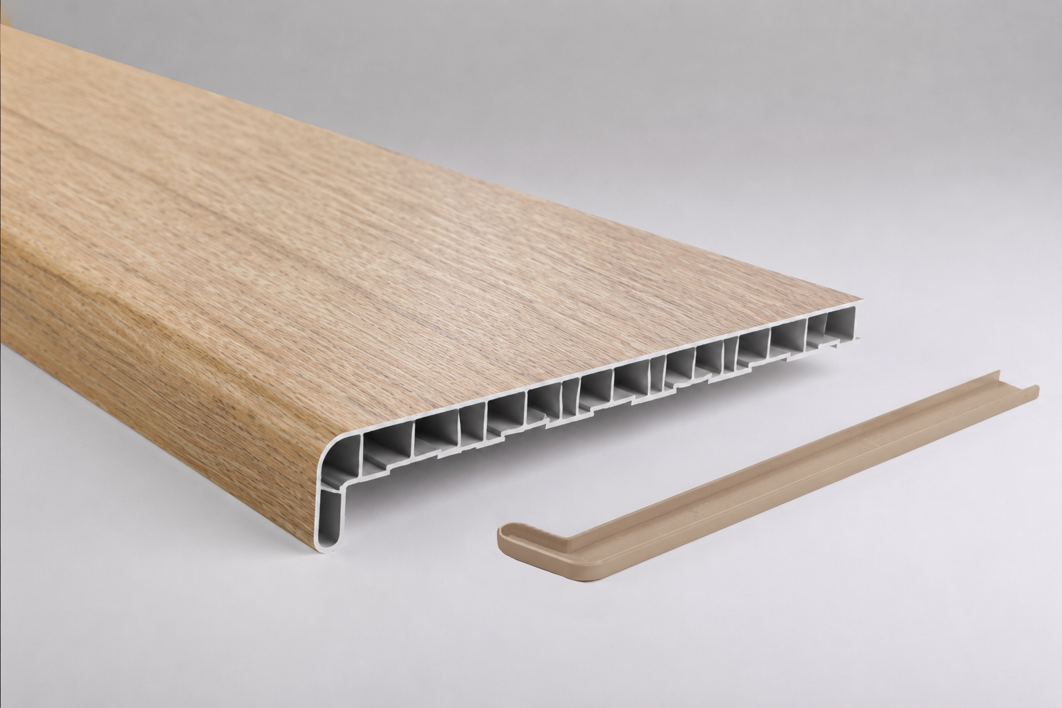 Parapet Greenline PVC - DUB SONOMA Hloubka: 350 mm