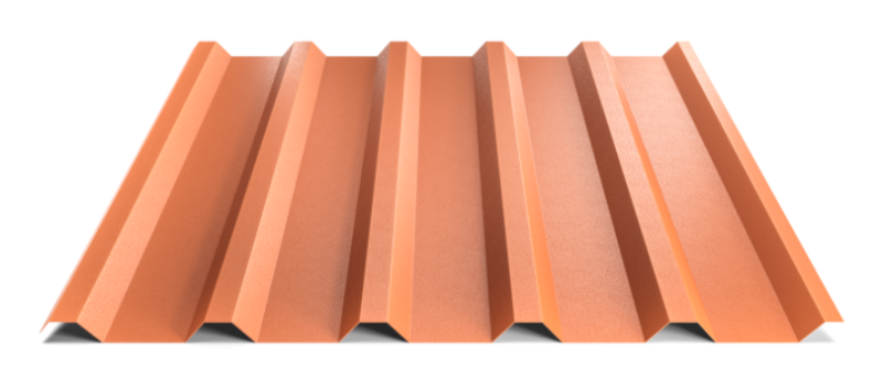 Trapézový plech Hornval T35 Super 25 Deep Matt 0,5mm RAL 8004