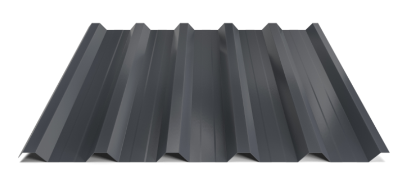 Trapézový plech Hornval T35 MAX Polyester Gloss 0,7 mm RAL 7024