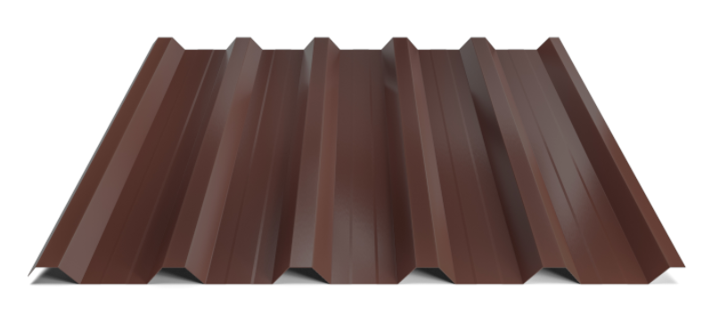 Trapézový plech Hornval T35 MAX Polyester Gloss 0,7 mm RAL 8017