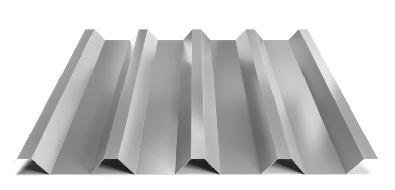 Trapézový plech Hornval T55 Polyester Gloss 0.7 mm RAL 9006