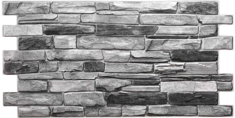Dekoračný interiérový ​​panel Slate Dark Grey