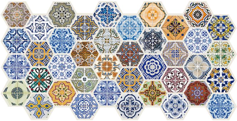 Dekoračný interiérový ​​panel Patchwork