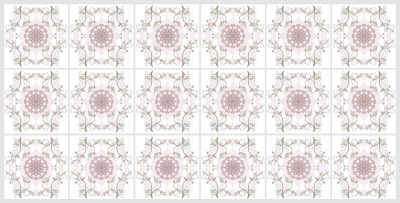Dekoračné interiérové ​​panely Floral Pattern
