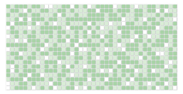 Dekoračný interiérový ​​panel Mosaic Green