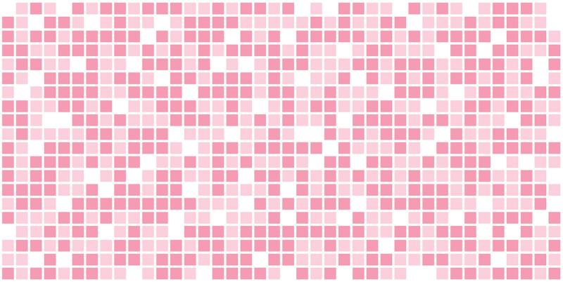 Dekoračné interiérové ​​panely Mosaic Pink