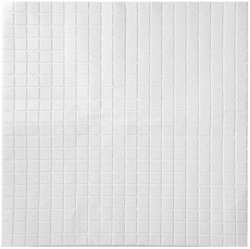 Dekoračný 3D samolepiaci panel Mosaic White
