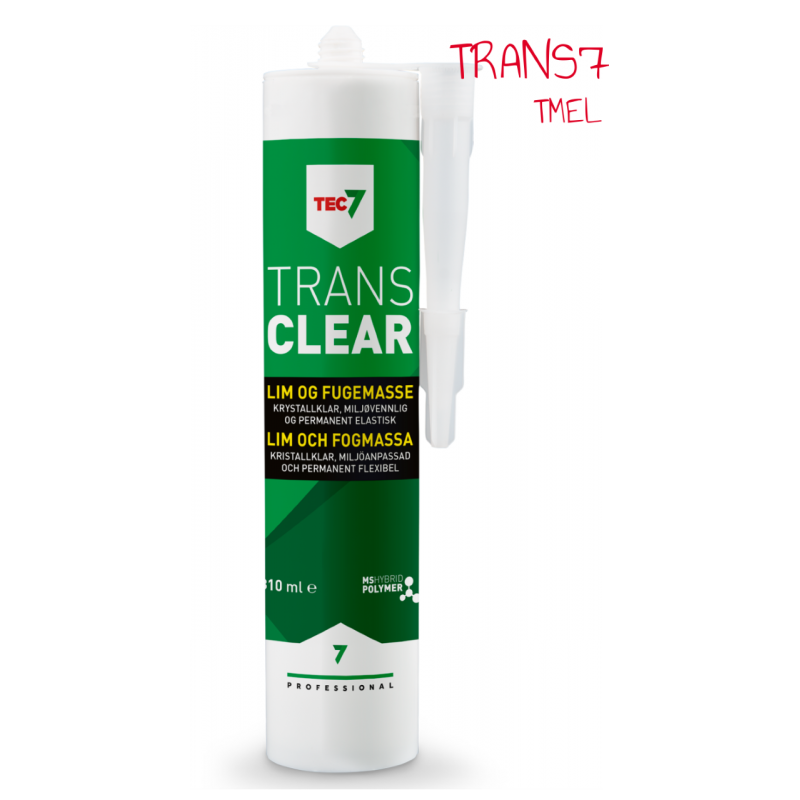 Transparentné univerzálne lepidlo/tmel TRANS7
