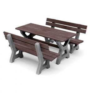 Záhradný/piknikový plastový Piknik set Bára, zmontovaný