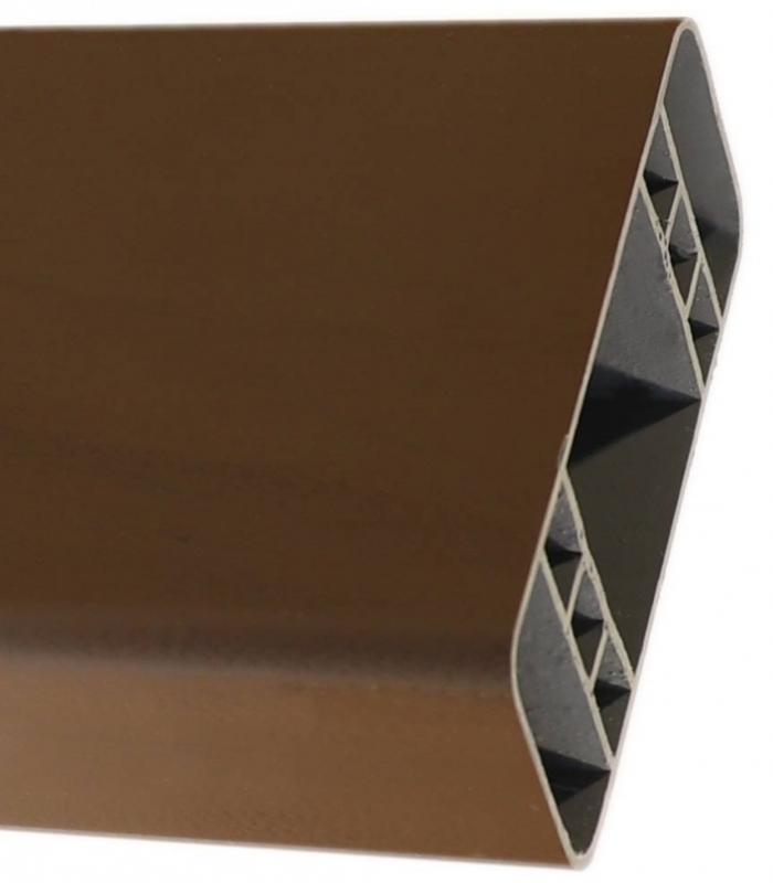 Plotový profil - plastová plotovka 80x32 mm Modular P6058 - 154 orech