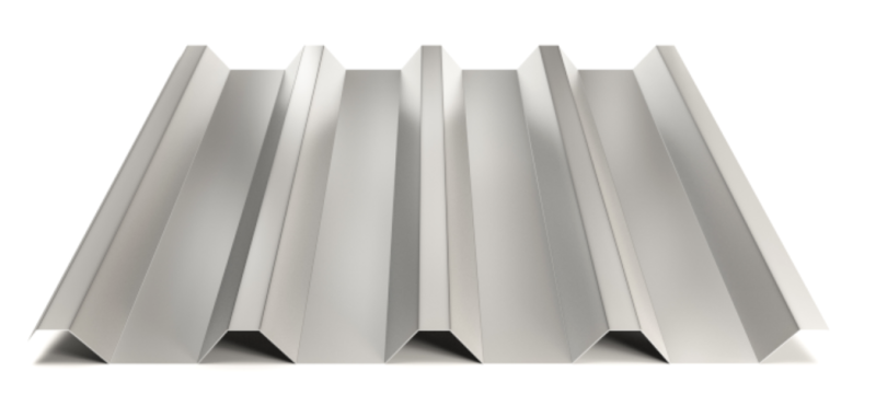 Trapézový plech Hornval T55 Pozink 0,5 mm
