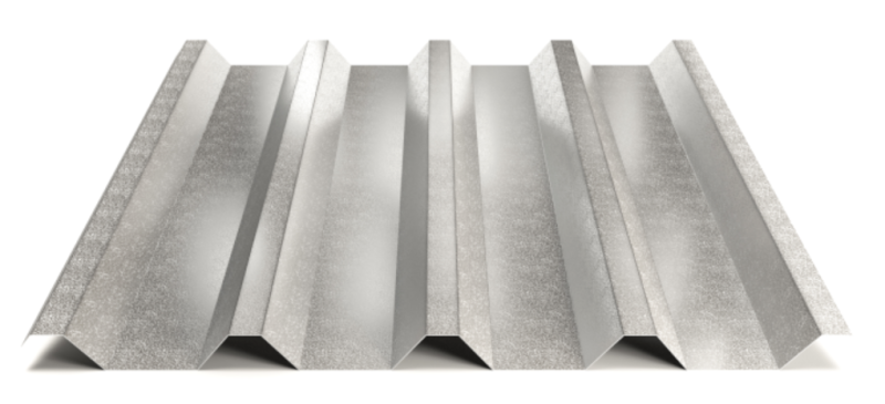 Trapézový plech Hornval T55 Aluzinok 0,5 mm