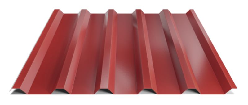 Trapézový plech Hornval T35 Super Plus 35 Polyester Gloss 0,55 mm RAL 3011