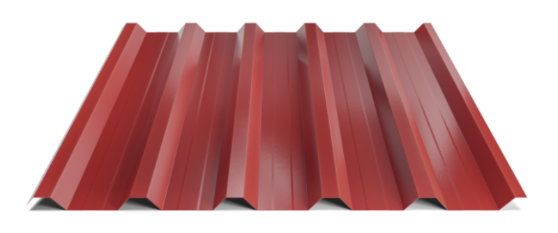 Trapézový plech Hornval T35 MAX Polyester Gloss 0,7 mm RAL 3011
