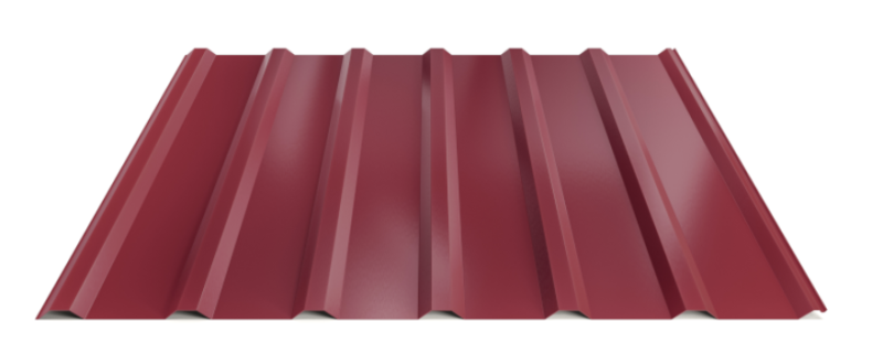 Trapézový plech Hornval T18 Super 25 Polyester Gloss 0,5 mm RAL 3005