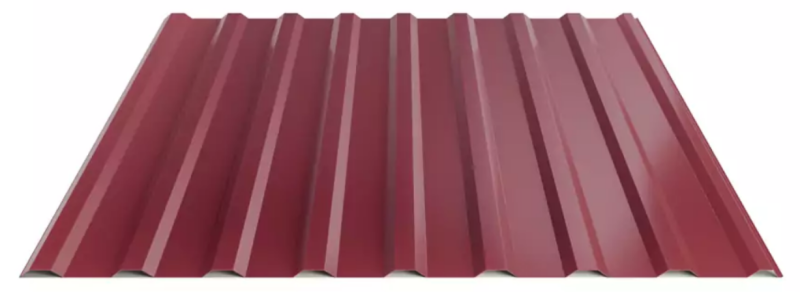 Trapézový plech Hornval T14 Super 25 Polyester Gloss 0,5 mm RAL 3005