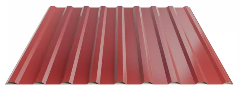 Trapézový plech Hornval T14 Polyester Gloss 0,7 mm RAL 3011