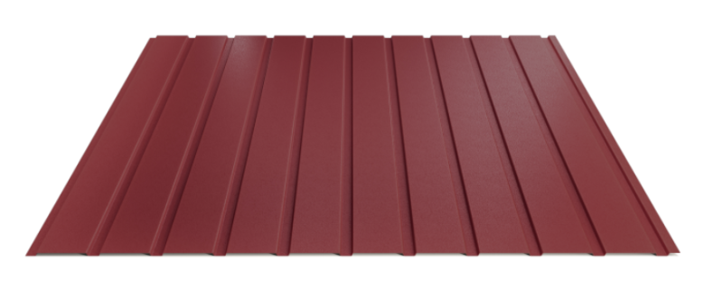 Trapézový plech Hornval E7 Elevácia Super 25 Deep Matt 0,5 mm RAL 3005