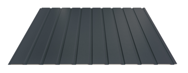 Trapézový plech Hornval E7 Elevácia Super Plus 35 Deep Matt 0,55 mm RAL 7016