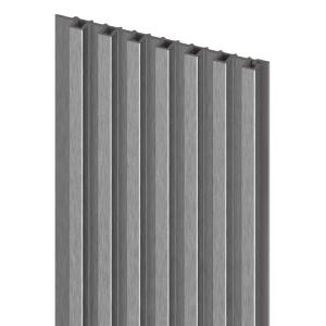 Lamelový stenový panel Brushed Steel S