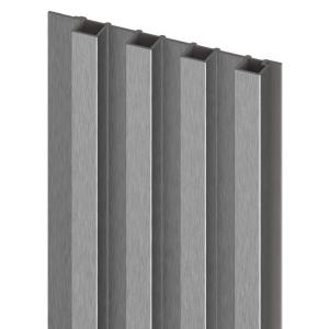 Lamelový stenový panel Brushed Steel M