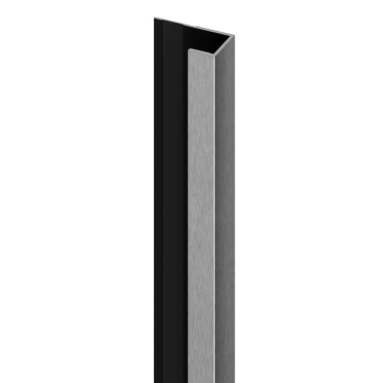 Lemovací J-profil Brushed Steel XL