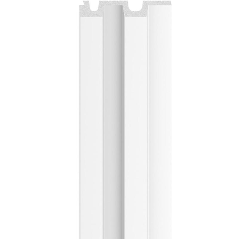 Lamelové akustické obkladové panely LINERIO MONO L-LINE White