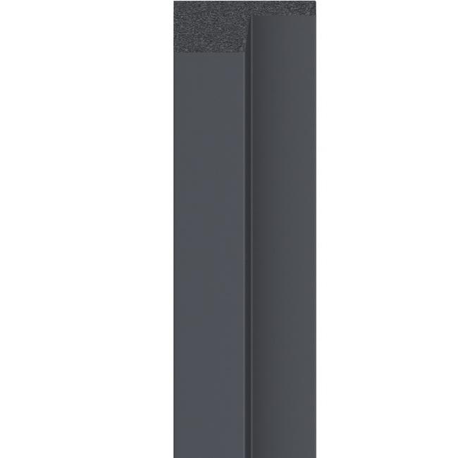 Ľavá lemovacia lišta LINERIO MONO L-LINE Anthracite