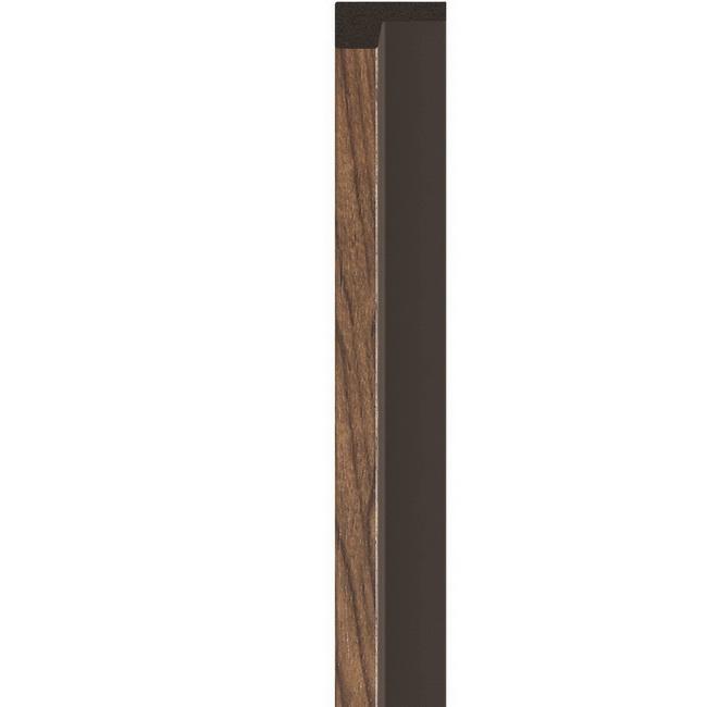 Ľavá lemovacia lišta LINERIO WOOD S-LINE Mocca