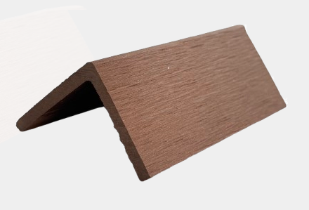Zakončovacia lišta L pre terasové a fasádne profily Brownish Red