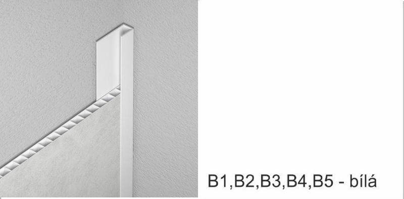 Lemovací profil Vilo B2 Biela