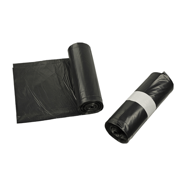 PE pytle a sáčky na odpad 1000 mm × 1200 mm, 60 μm, 240 l černá