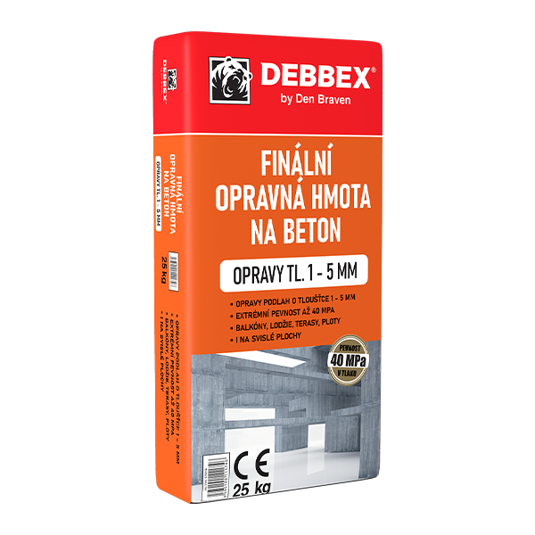 Opravná hmota na beton FINAL 5 kg pytel šedá