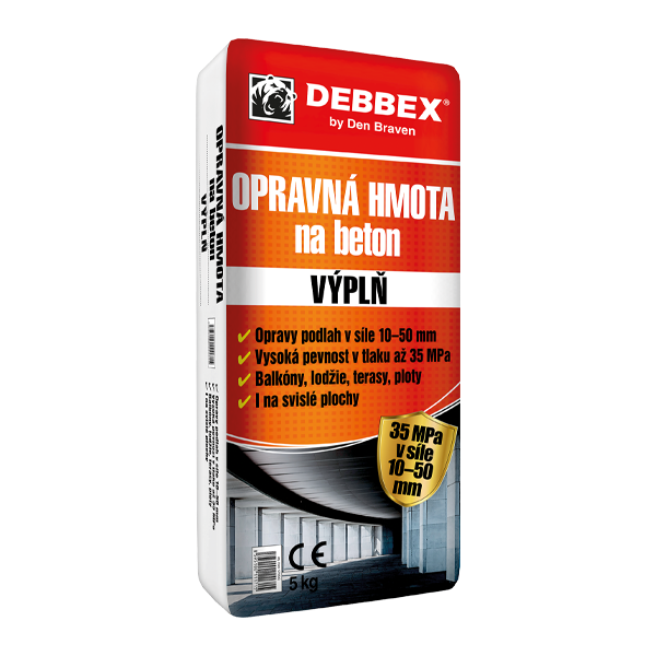 Opravná hmota na beton VÝPLŇ 25 kg pytel šedá